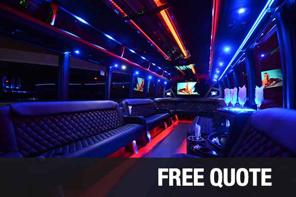 Prom & Homecoming party buses for rental New Orleans
