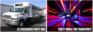 Wedding Transportation party bus rentals New Orleans